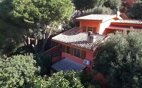 Villa con giardino vista mare