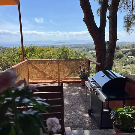 Villa con giardino vista mare Capitana Esterno foto