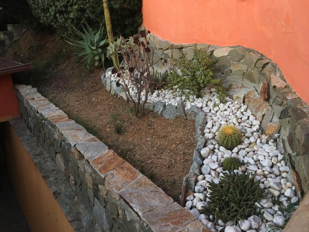 Villa con giardino vista mare Capitana Esterno foto