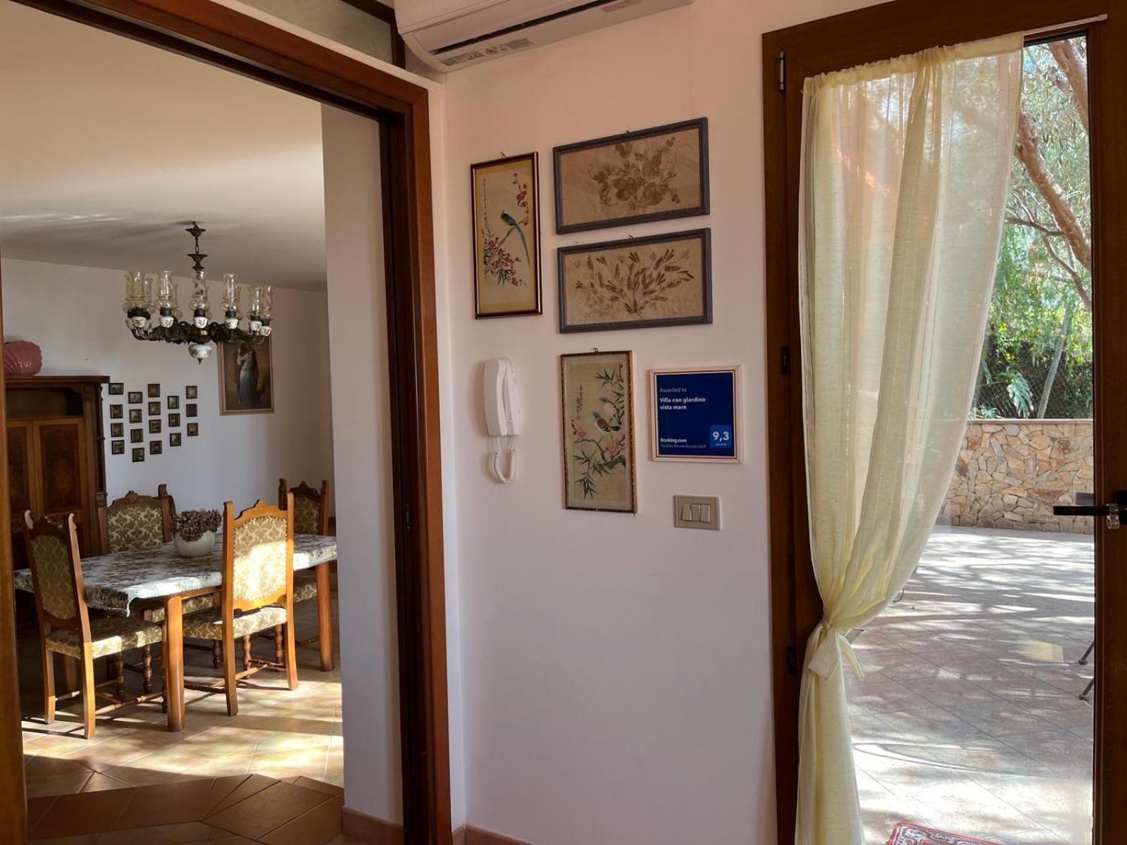 Villa con giardino vista mare Capitana Esterno foto