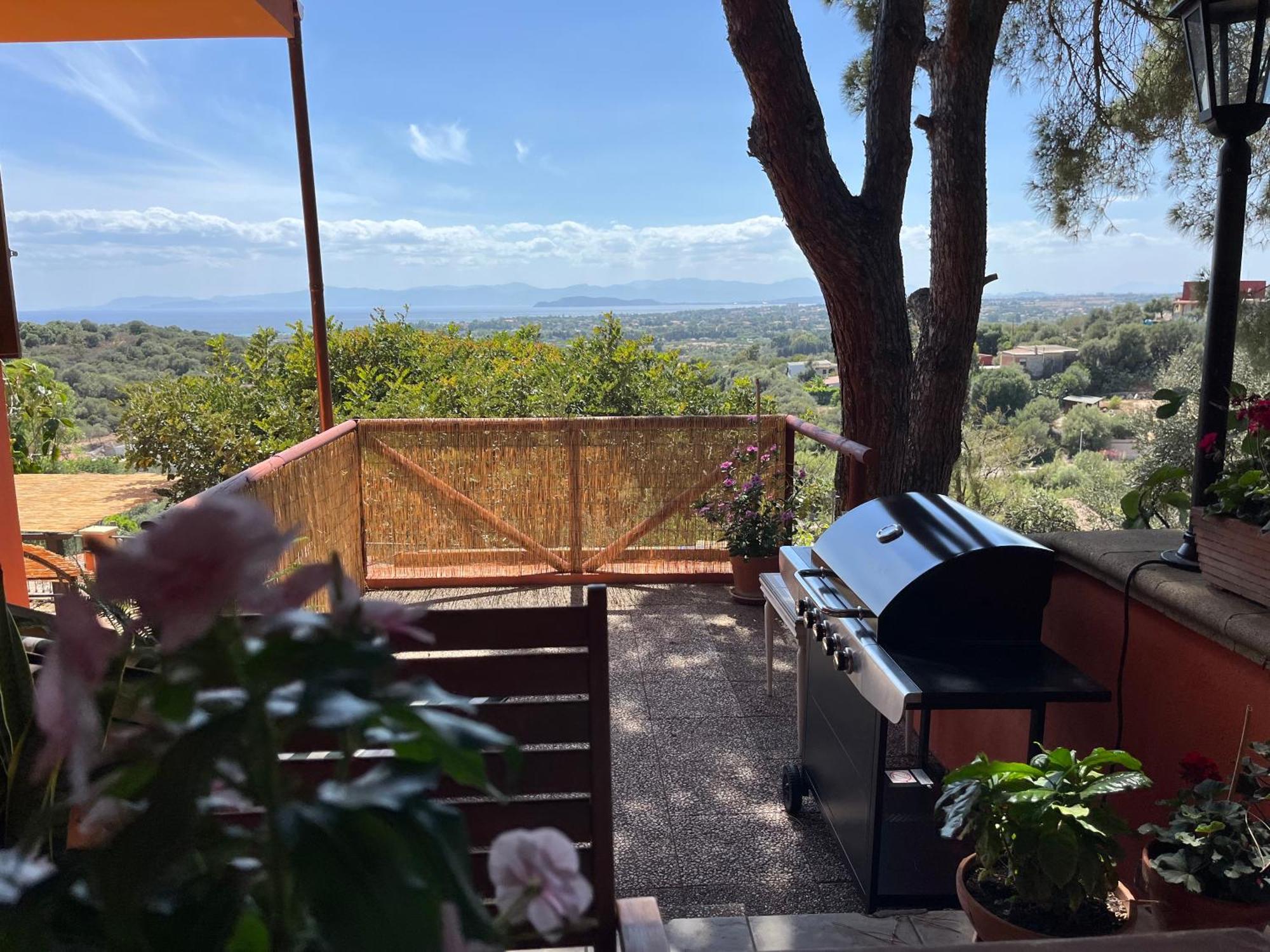 Villa con giardino vista mare Capitana Esterno foto