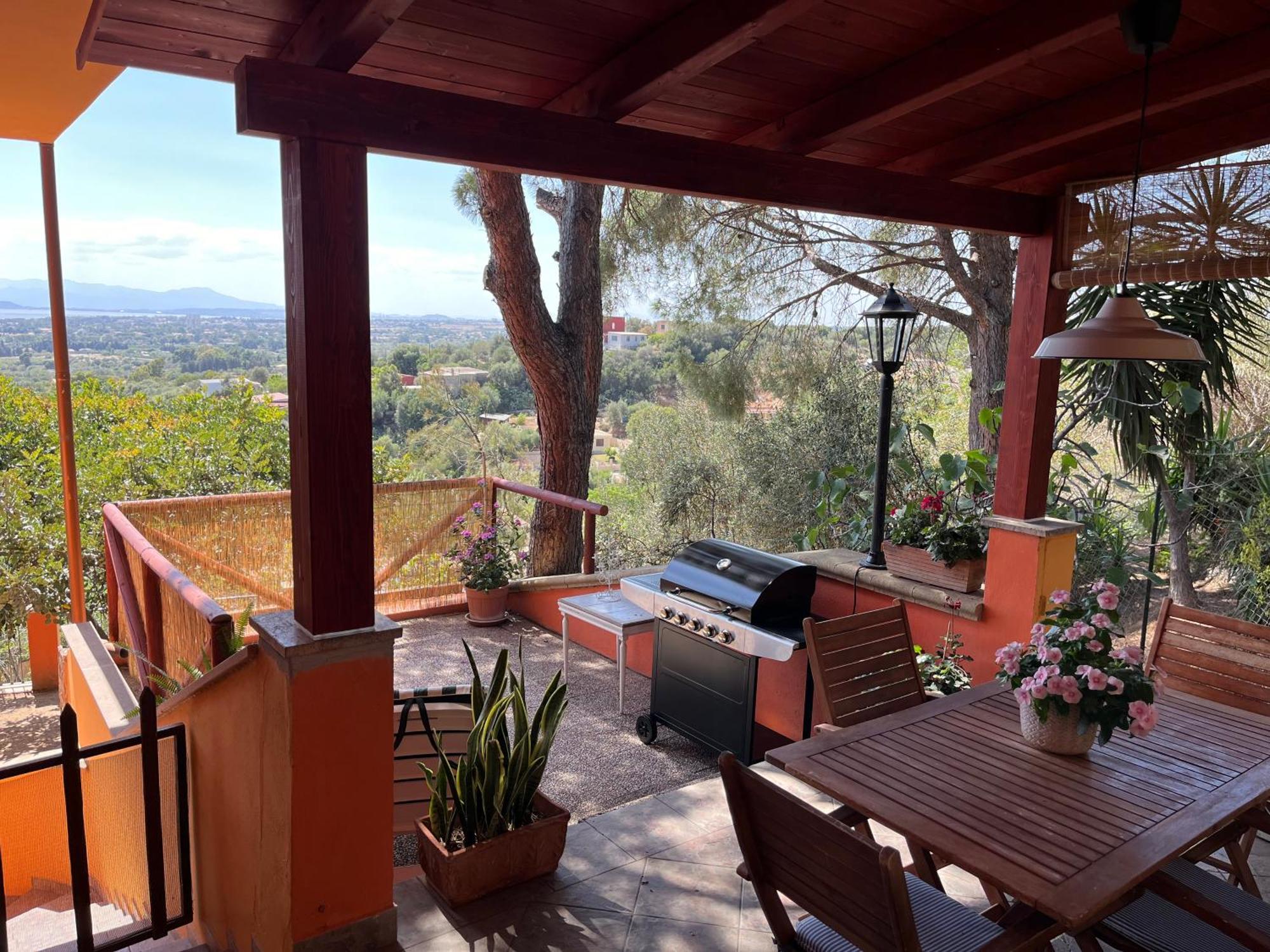 Villa con giardino vista mare Capitana Esterno foto
