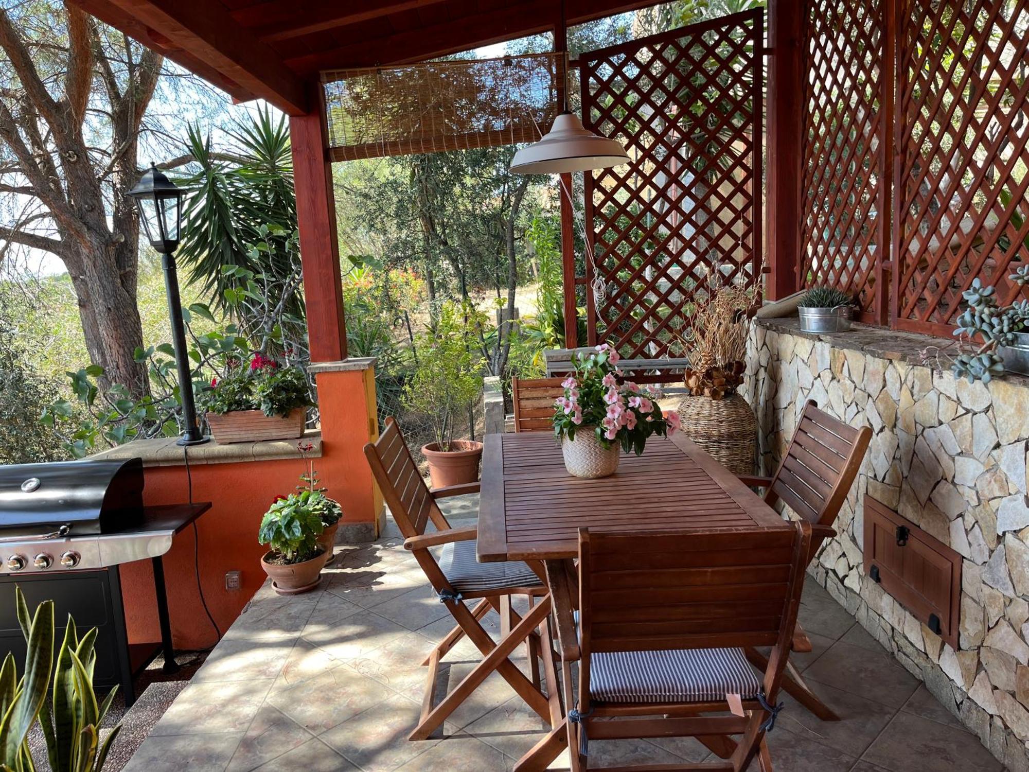 Villa con giardino vista mare Capitana Esterno foto