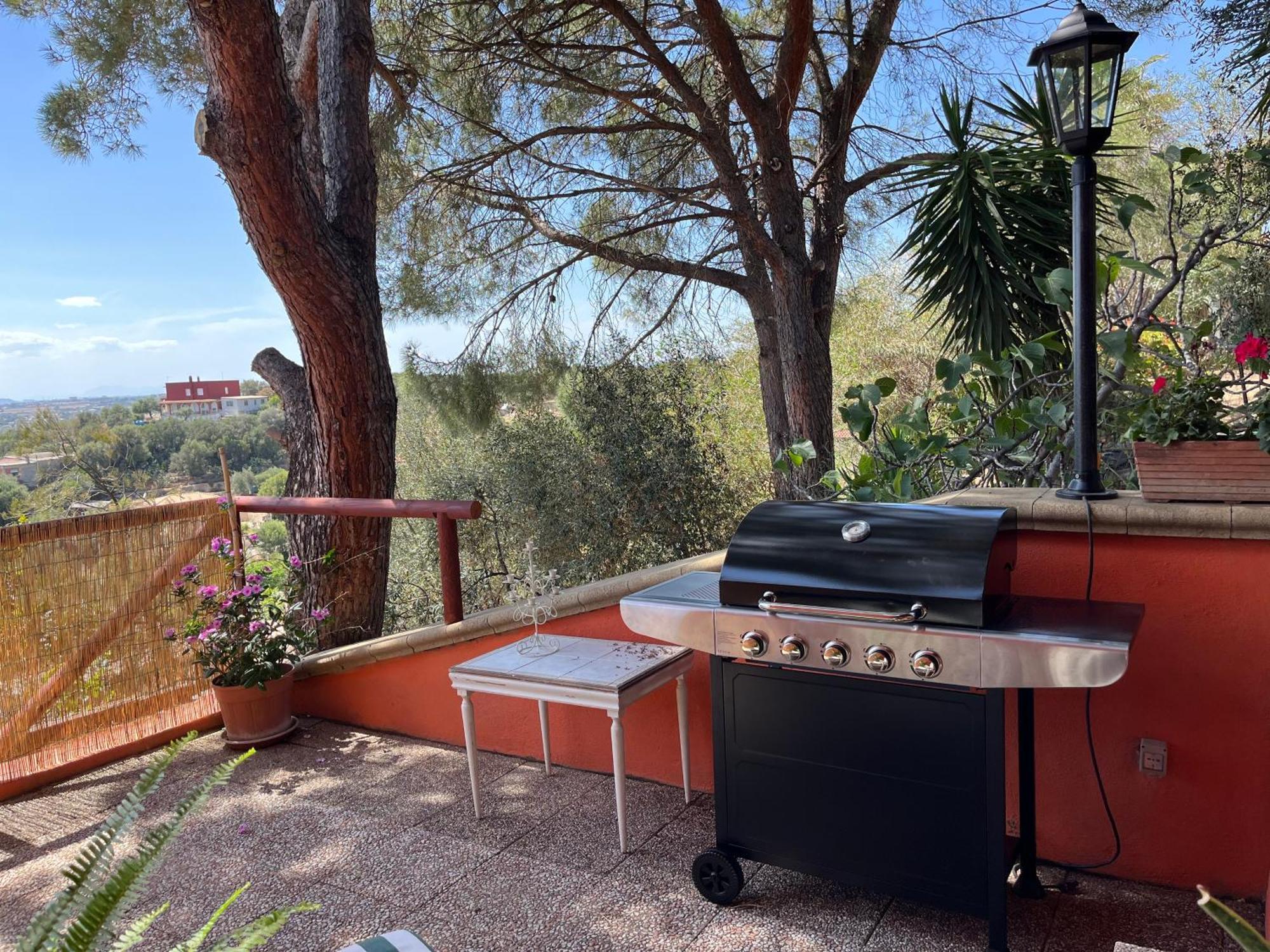 Villa con giardino vista mare Capitana Esterno foto